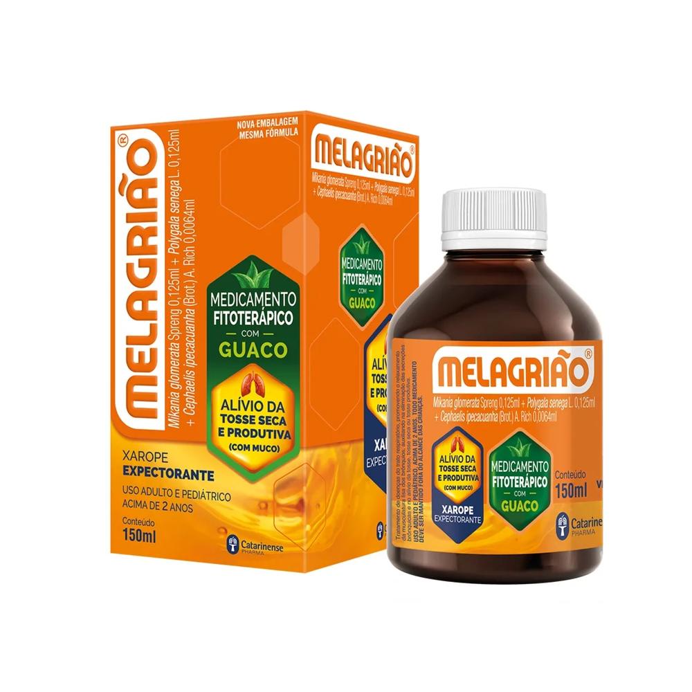 Melagriao xarope expectorante 150ml fitoterapico com guaco mel agriao ...