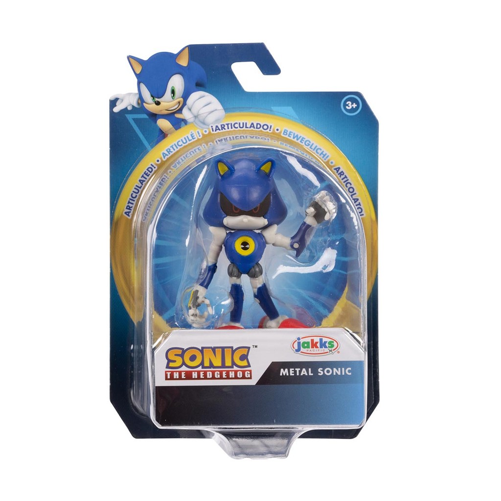 Boneco Articulado Metal Sonic de 6cm - Sonic | Shopee Brasil