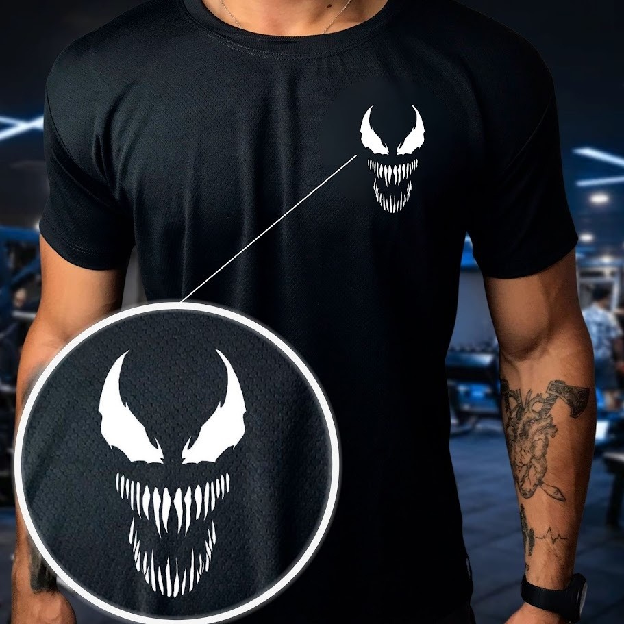 Camisa Dry Fit Masculina - Modelo VNM Academia, Corrida, CrossFit, Ideal Para Treinos Intensos