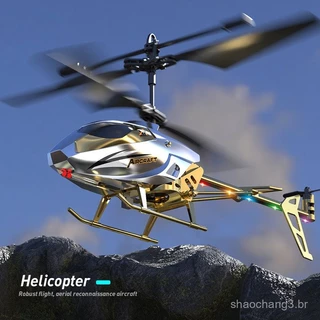 Brinquedo De Vôo De Avião De Controle Remoto Atualização De Helicópteros Resistente A Quebra Luz LED De Cauda Presente P