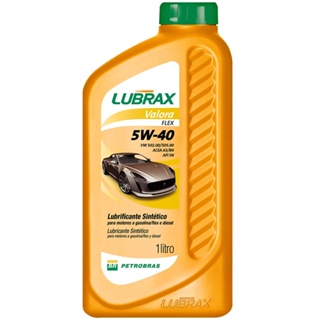 Óleo Sintético 5w40 Lubrax Valora Flex Api Sn 1 Litro