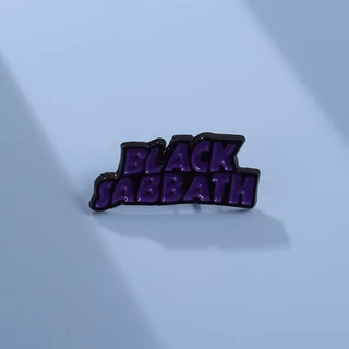 Preto Sabbath Henry Tour Esmalte Pins Carta Pino Texto Vida Matéria Metal Broche Lapela Crachá Jóias Presente Para Amigos