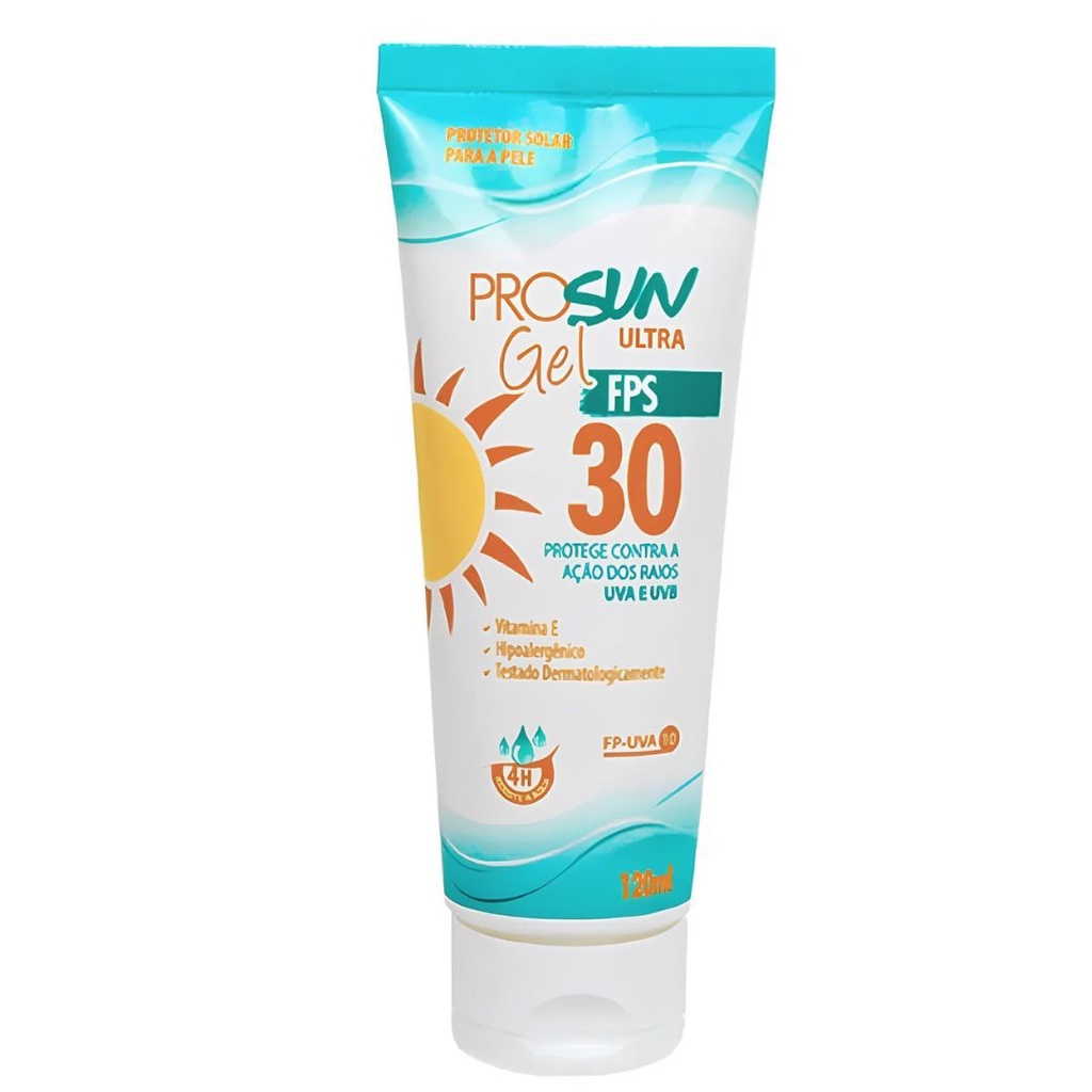 CREME DE PROT. SOLAR FPS 30 GEL ULTRA BISNAGA PROSUN 120 GRS | Shopee ...