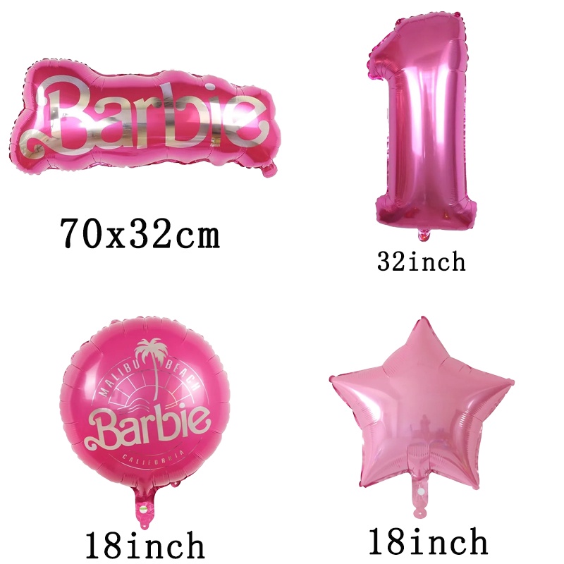 Balão Party Mix Barbie Avulso ⋆ Festa Na Hora