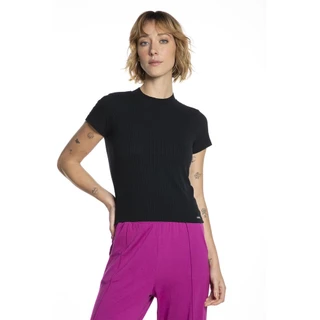 Blusa Feminina Básica Polo Wear Preto