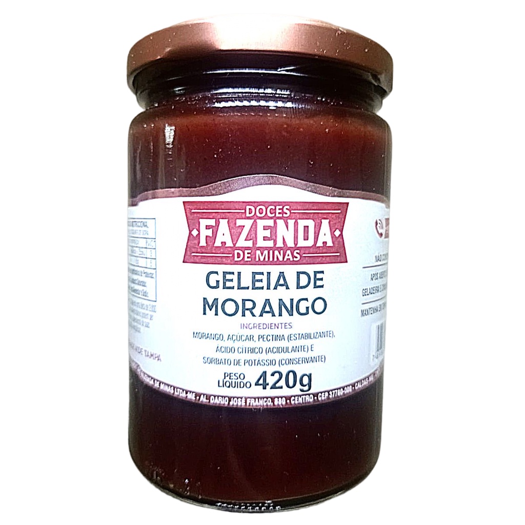 Dillin Chimias Caseira - Geleia de Morango 320g - Empório Santo