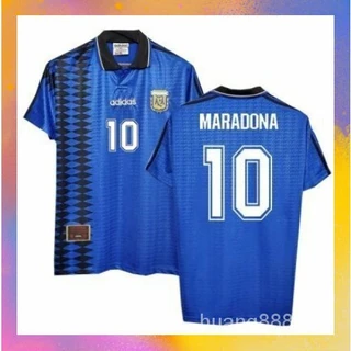Argentina 1994 Edição Azul Retro Futebol Camisa WCBT