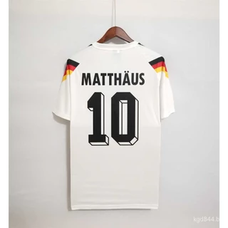 1990 Alemanha MATTHAUS KLINSMANN Alta Qualidade T-shirt Personalizado Para Casa Retro Football Jersey.
