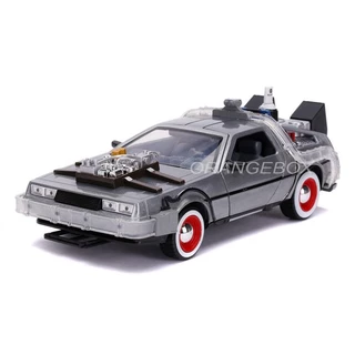 Delorean Back to The Future III Time Machine Jada Toys 1:24 (com luzes)