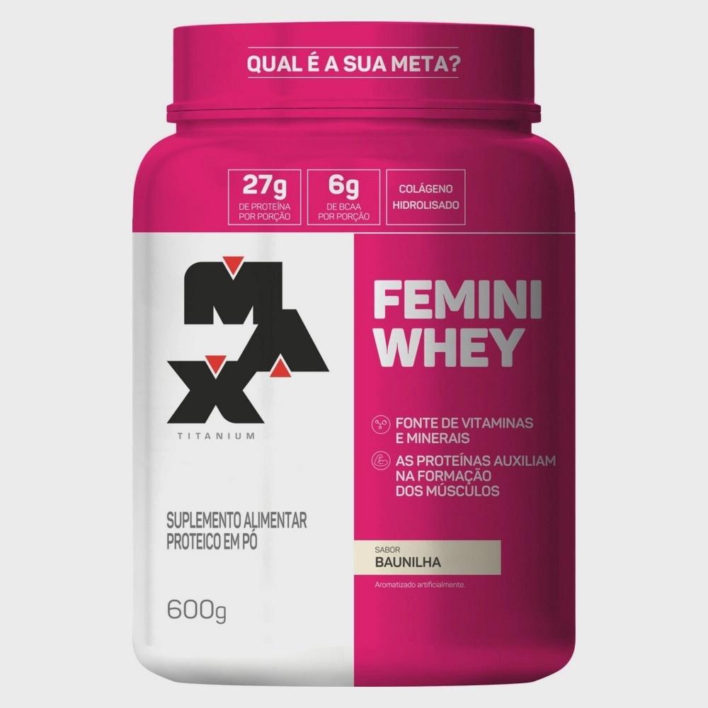 Femini Whey Protein Pote Max Titanium 600g