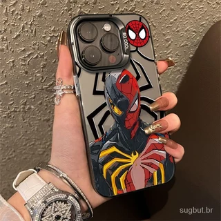 Marvel Blood Venom Homem-Aranha Apple Capa rígida para iPhone 11 12 13 14 15 pro max 14promax 13promax 11promax 14pro 15plus xr x xs max 11pro 12pro 13pro Capa protetora anti-queda