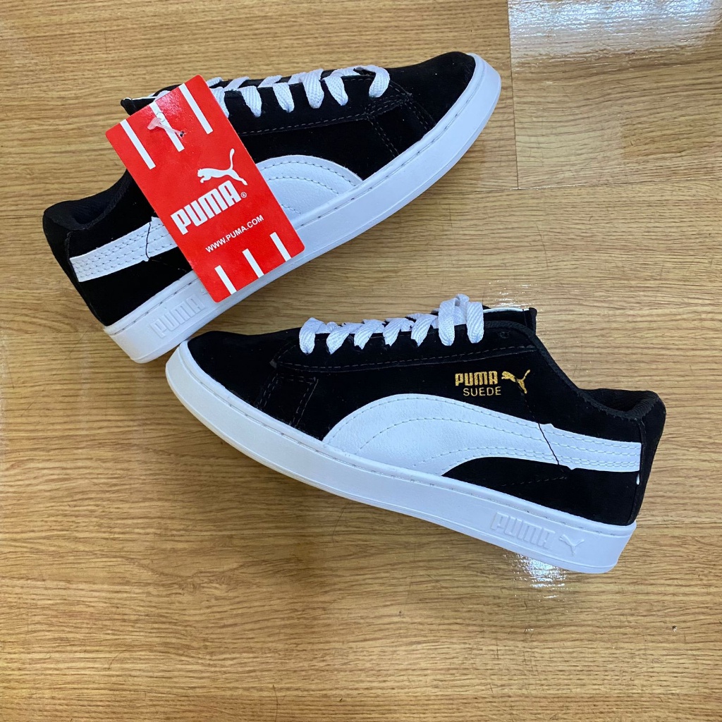 tenis casual skate suede preto e branco 34 ao 43 envio 24 hrs