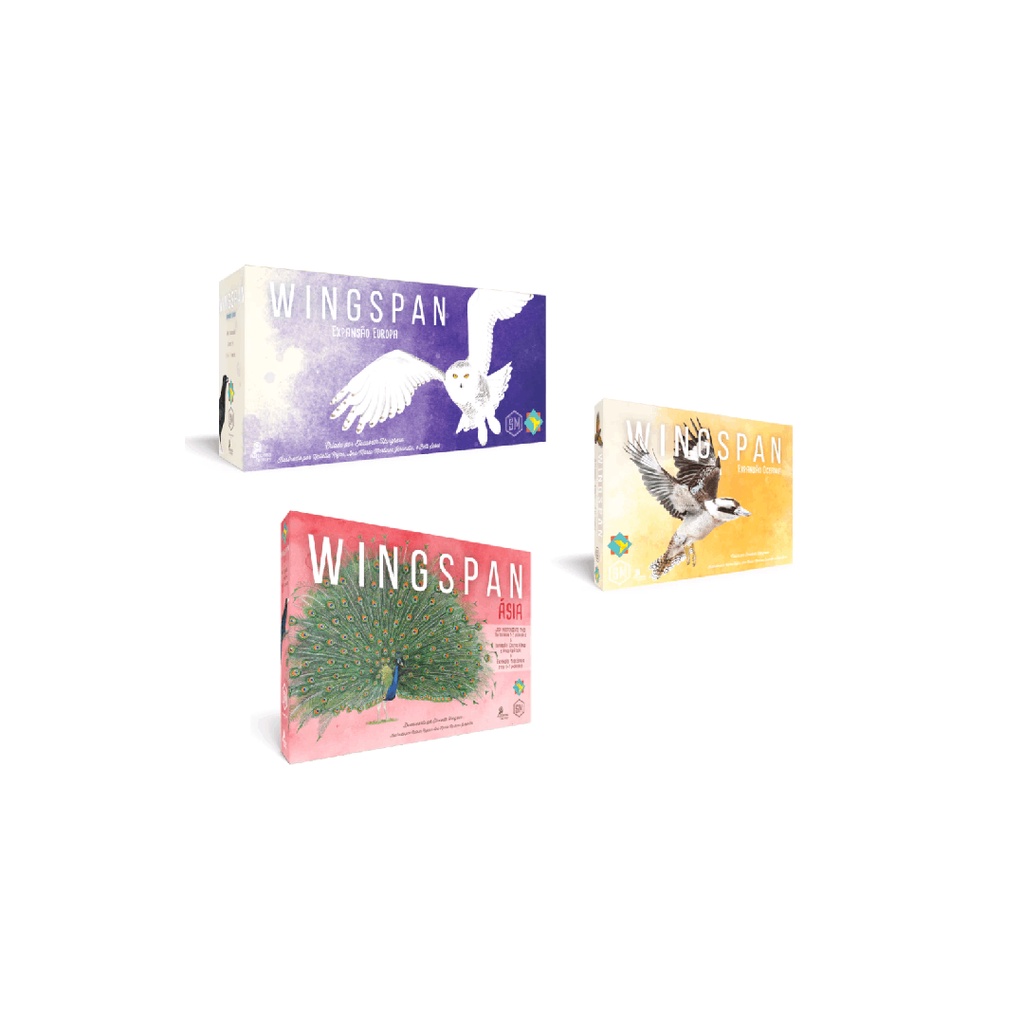 Kit Expansões Wingspan (Apenas Expansoes)
