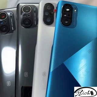Para Xiaomi Poco F3 5G Tampa Da Porta Bateria Com Lente Moldura Câmera