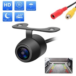 Câmera de visão traseira para carro estacionamento automático ip68 à prova d'água ccd led de backup automático170 graus