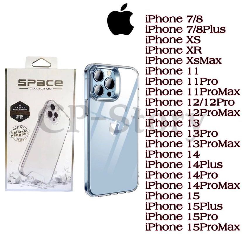 Capa Acrílico Capinha transparente Case Space original Para iPhone 7 8plus Xs XR 11 12 13 14 PROMAX iPhone 15
