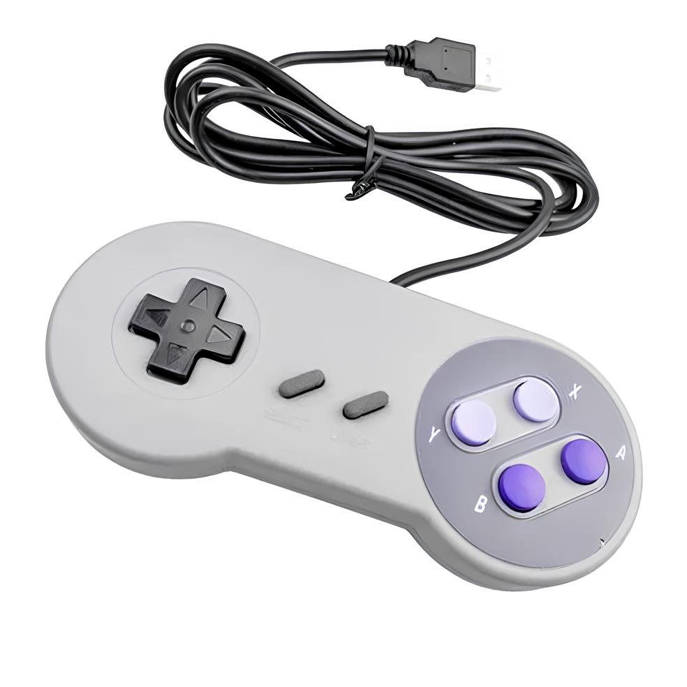 Controle Super Nintendo Snes Joystick Usb Jogos Emulador Pc