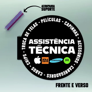 Placa Dupla Face Uso Externo - Assistência Técnica Celular