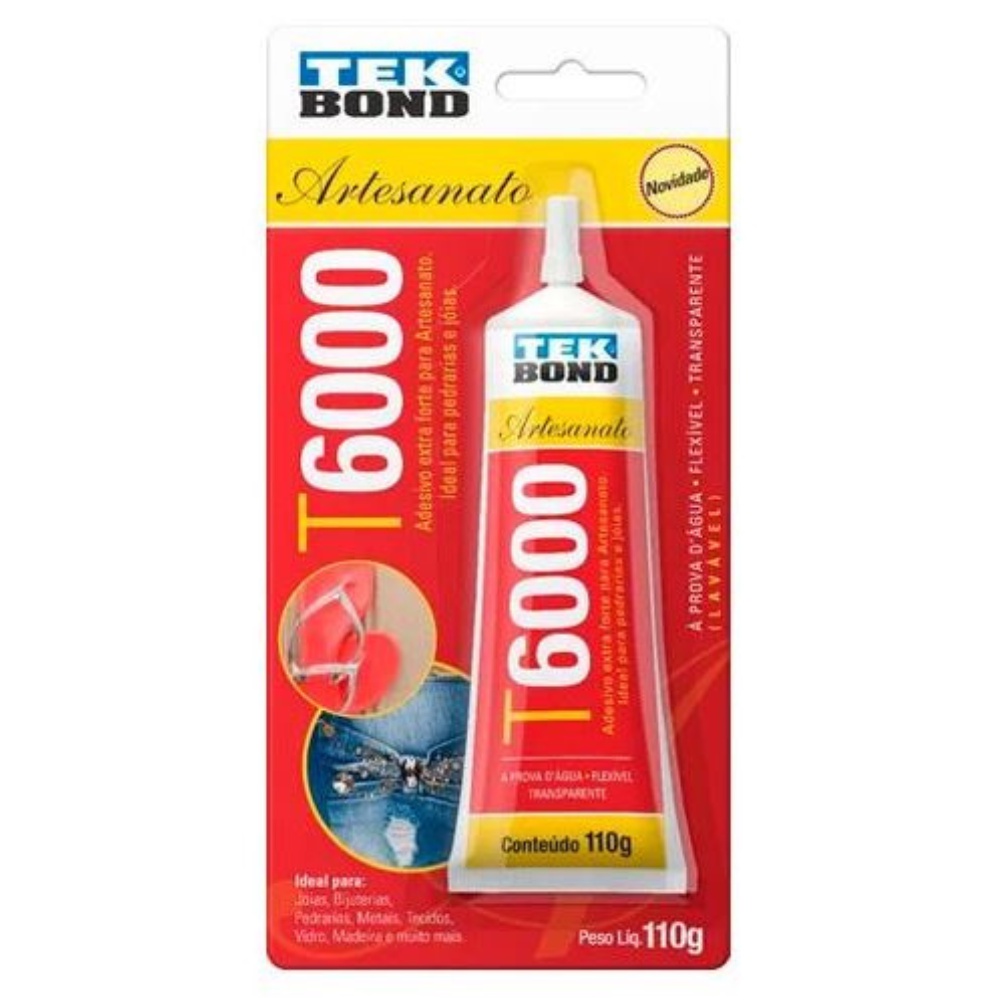Cola De Artesanato Tekbond T6000 110g | Shopee Brasil