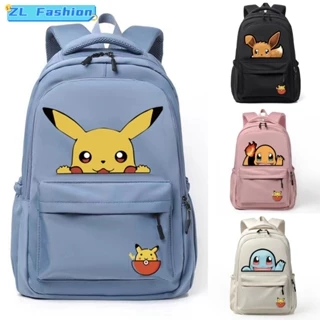 Mochila Pokemon Versão Coreana Simples Para Estudantes Do Ensino Médio