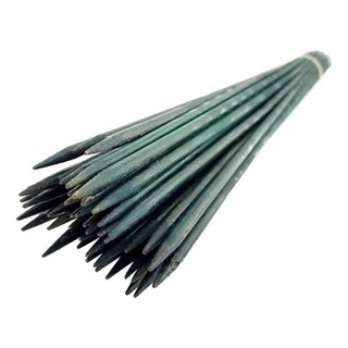 Kit 10 Estacas Tutor De Plantas Haste Pintada Bambu 1m Verde Para Jardim Flores Orquídeas Natural