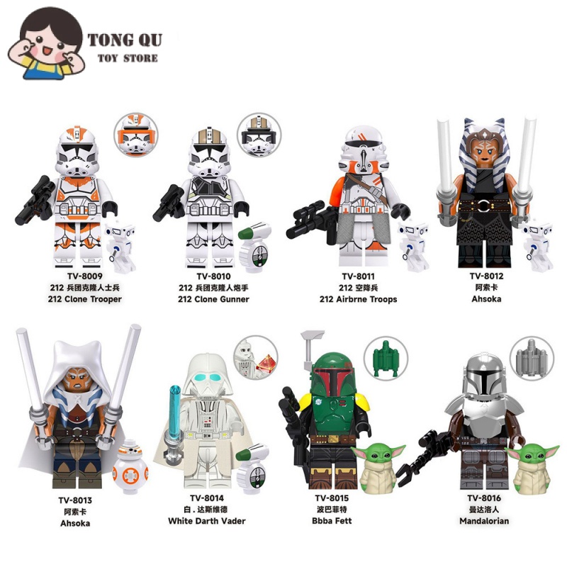 Bonecos De Filme Star Wars Minifigura Brinquedos Para Presentes De Aniversário