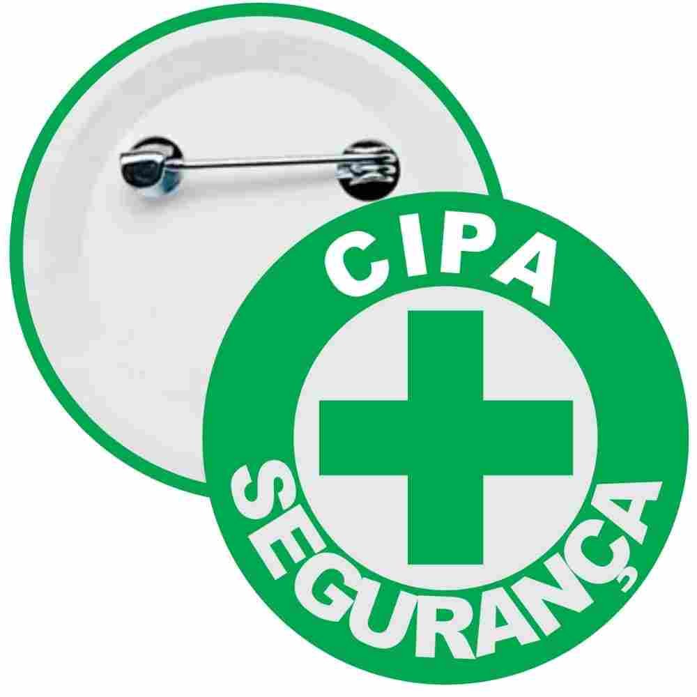 BOTTONS BOTON CIPA SEGURANÇA 4,5CM | Shopee Brasil
