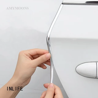 INLIFE 5M Fita Protetora De Estilo Auto Styling Trim Protector De Cromada Brilhante Decoração De Pára-Choques Anti-Colisão Exterior Porta Interior De Carro