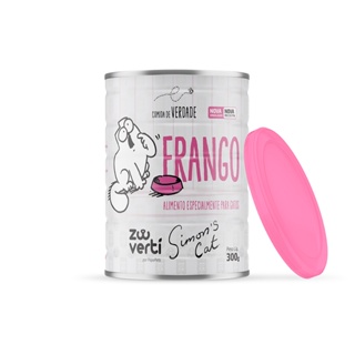 Ração Úmida Papapets Gatos Simon Cat Frango Lata 300g