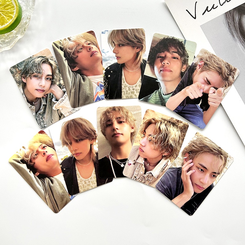 Kpop V Layover Solo Album Card Cartão Postal Especial Kim Taehyung