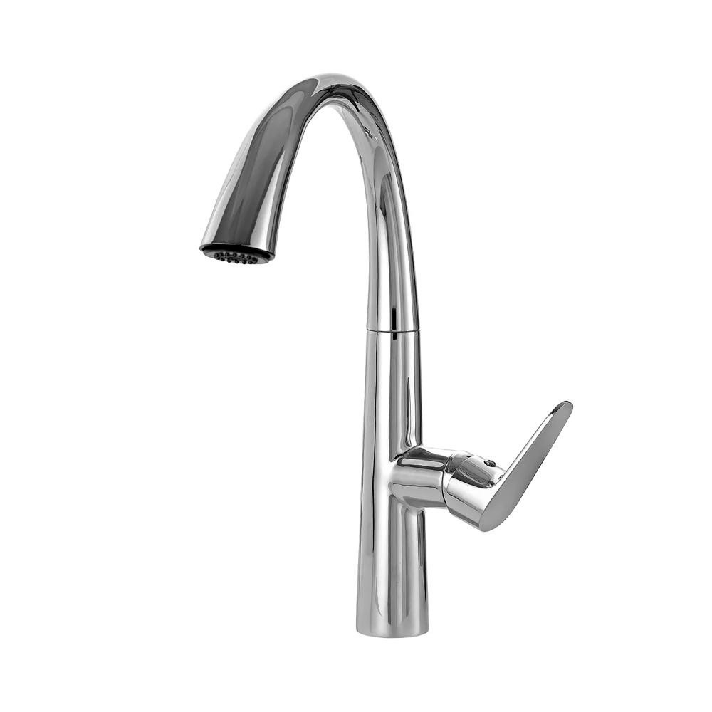 Torneira para cozinha gourmet monocomando extensível Juruá Pingoo - Cromado