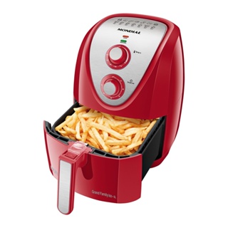 Fritadeira elétrica sem óleo Air Fryer 5L 1900W Grand Family Inox - AFN-50-RI - Mondial