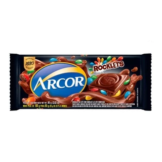 Chocolate Rocklets Ao Leite 80g Arcor