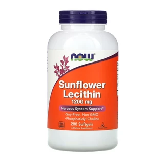Now Foods SUNFL LECITHIN 1200mg 200 SGELS 2313