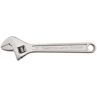 Chave ajustável cromada 12" prata fosca Tramontina