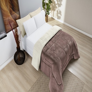 COBERTOR Coberdrom Casal King AVULSO Everest Sherpa LA CARNEIRO Manta Flannel SOFT MACIA