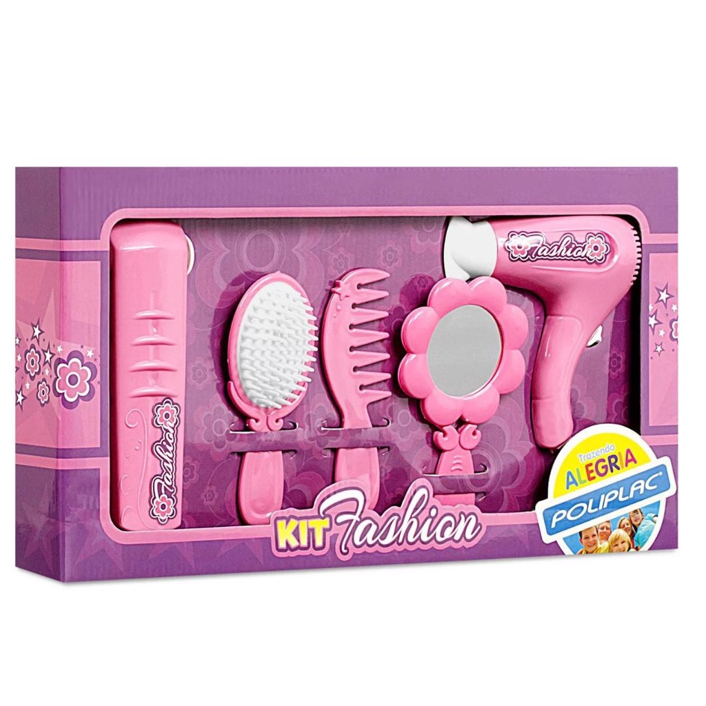 Salão De Beleza Mini Secador De Cabelo Chapinha De Brinquedo