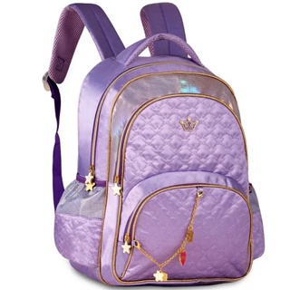 Mochila Infantil Roblox Rosa Menina Juvenil Costa Resistente