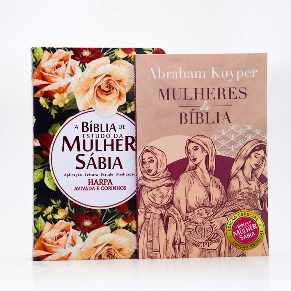 Bíblia da Mulher Sábia | Edição Especial Mulheres da Bíblia | Floral ...