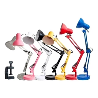 Luminária Base Abajur Pixar E Articulável com garra ou sem garra bocao E27