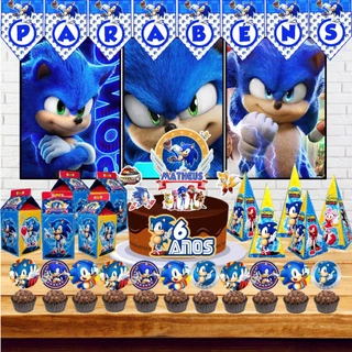 Kit Festa Sonic Só um Bolinho