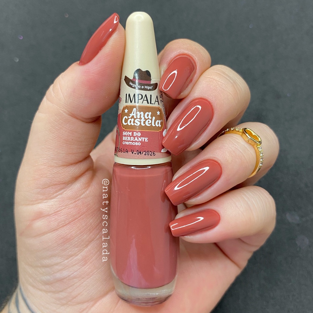 ESMALTE IMPALA SOM DO BERRANTE cremoso 7,5ml - COLEÇÃO ANA CASTELA ...