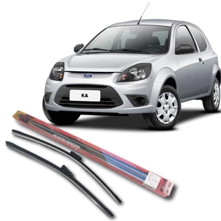 Par de Palhetas Limpador de Parabrisa Dianteiro para Ford Ka (2010/2014) 17 e 19 Polegadas