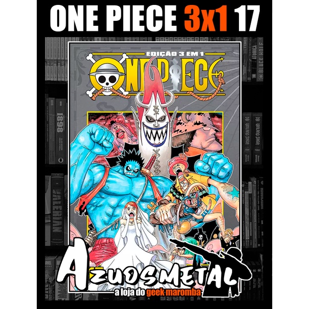 ONE PIECE magazine Vol.17 3冊セット One Piece (3 em 1) - Vol. 17 [Mangá: Panini] | Shopee Brasil