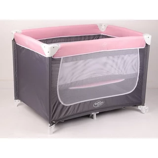 Berço Cercado Portátil Confort Rosa Baby Style
