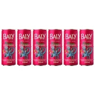 Kit 06 latas Energético Baly Pitaya Dragon Lata 250ml