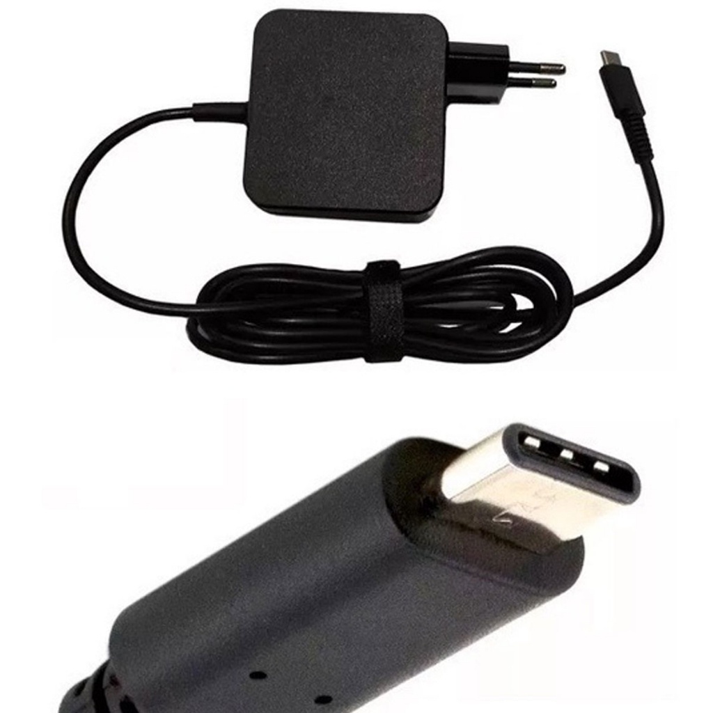 Fonte AAA034 Carregador Notebook e Celular Usb-C Type C 5V 3A/12v 3A/14.5V 2A/15V 3A/20V 3.25A JORGE