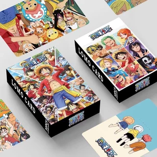 92pcs/Set ONE PIECE Lomo Card Anime Figura Macaco-D-Luffy Cartões De Coleção Kids Collection Cards Dupla Face