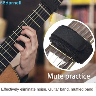 DARNELL Fret Wrap , Eliminar Ruído Fita À Prova De Som De Guitarra Fácil De Instalar , Remover Leopard Print Color Plush Guard Cordas De Proteção De Muter Wraps Instrumentos De