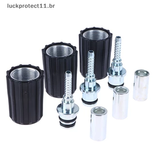 LTBR Conectores De Inserção De Mangueira De Alta Pressão D14 D15mm Porca De Anel M22 Torção De Tubo De Limpeza De Água De Lavagem De Automóveis ~